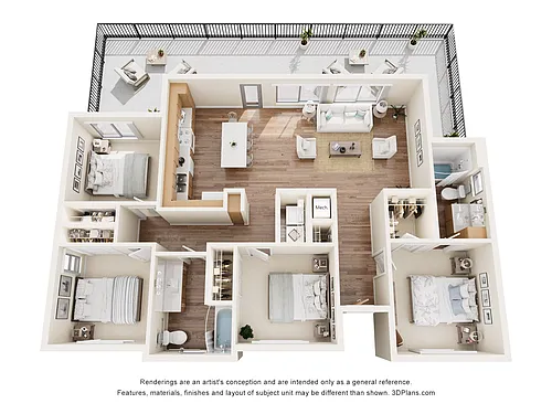 Floor plan 4C