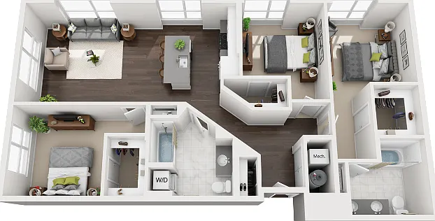 B-F1 floor plan Montaje