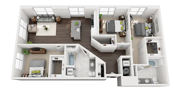 Floor plan B-F1