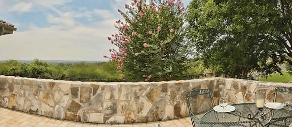 View from rear patio