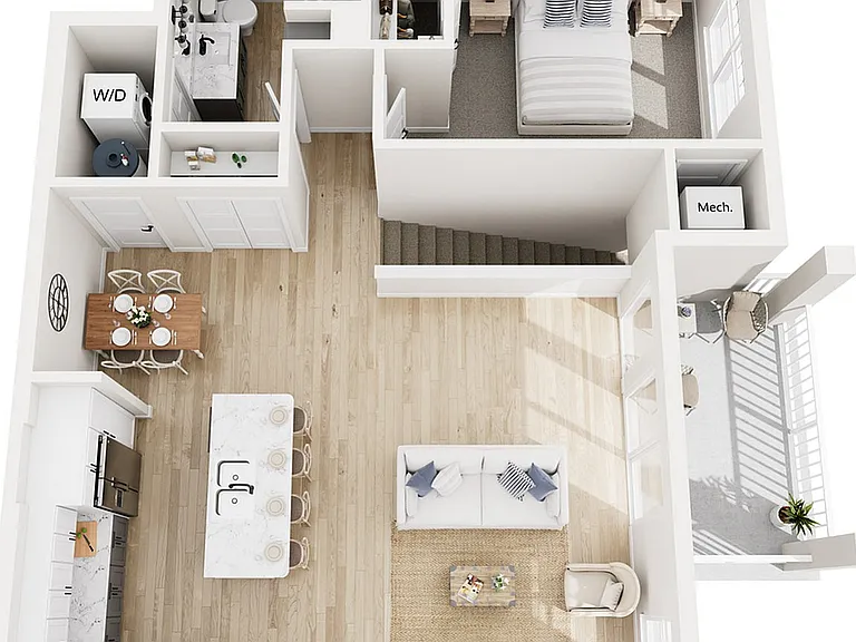 Floor Plan 1F | Seasons at Elgin | Apartments in Elgin, IL Floor Plan 1F | Seasons at Elgin | Apartments in Elgin, IL