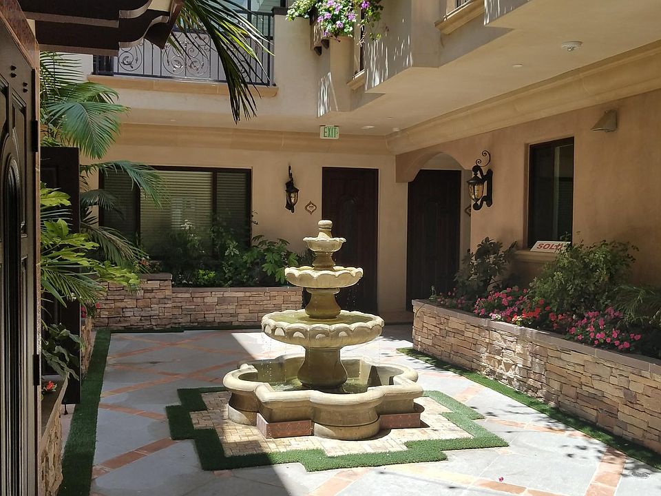 Courtyard of the 12 unit condo building