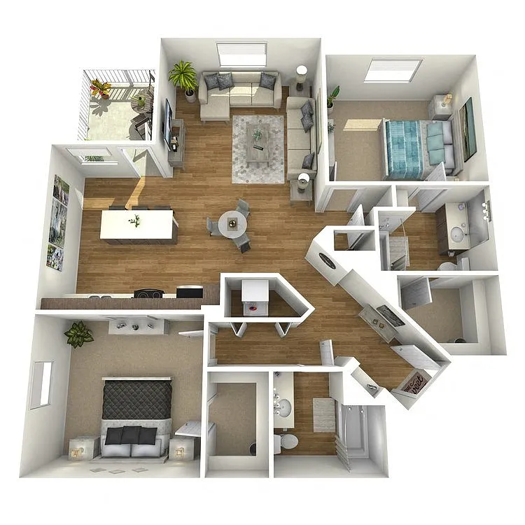 Floor plan B3