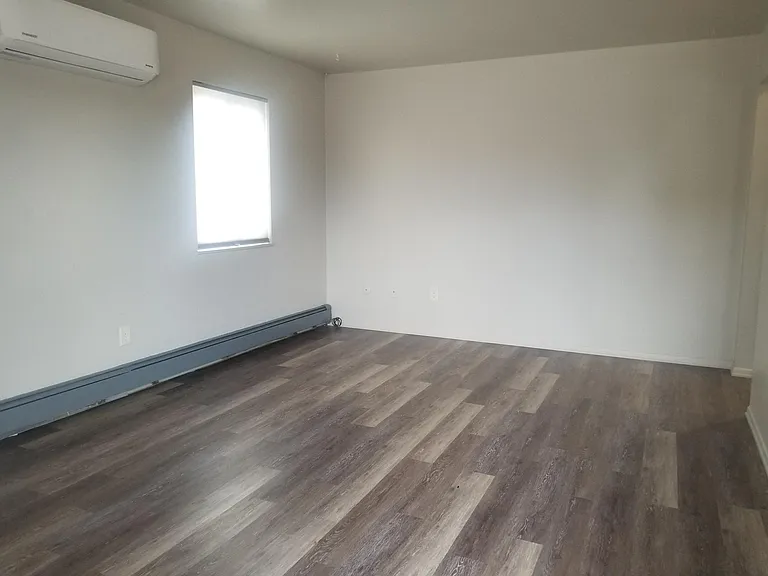 Living Room, with minisplit a/c on wall.