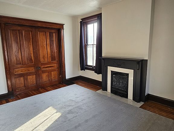 This pic shows the view if you have the pocket doors closed between the first two rooms.