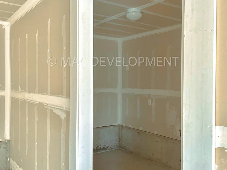 Utility space for storage and HOOKUPS for Washer & Dryer