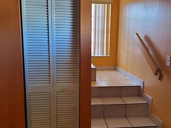 Stairs and A/C closet