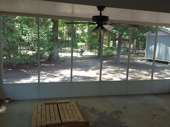 Screen porch and storage building