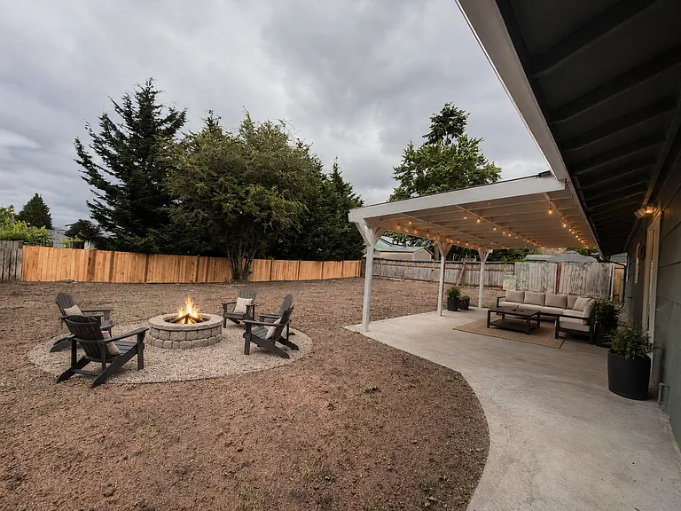Back Yard Staged