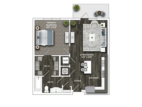 Floor plan A8A