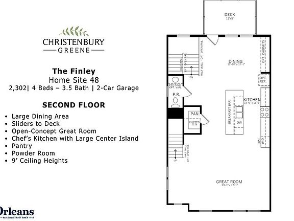 Finley Front Entry Floorplan 3