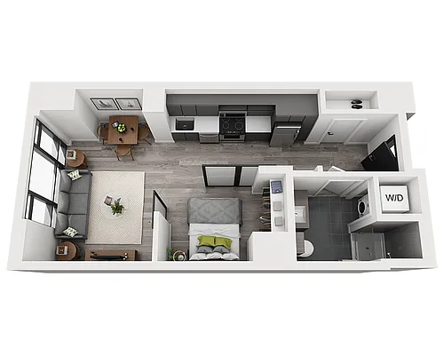 Floor plan Studio E1S
