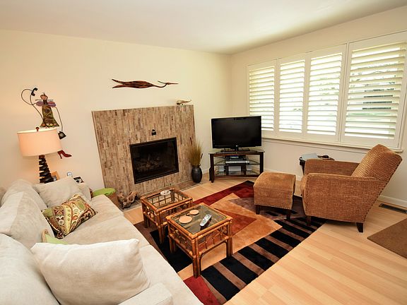 Custom Tiled Fireplace