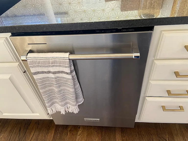 Quiet run Kitchen Aid stainless dishwasher
