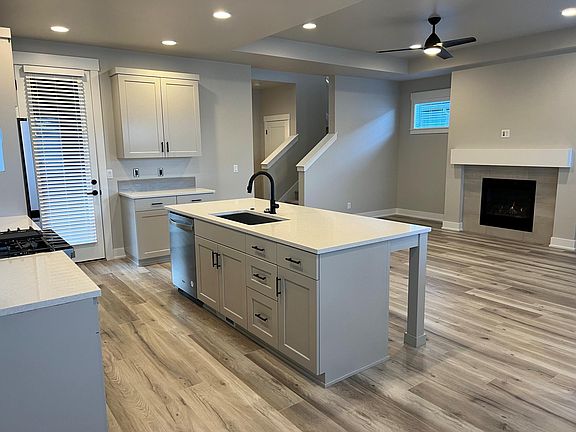 Kitchen and Living Room