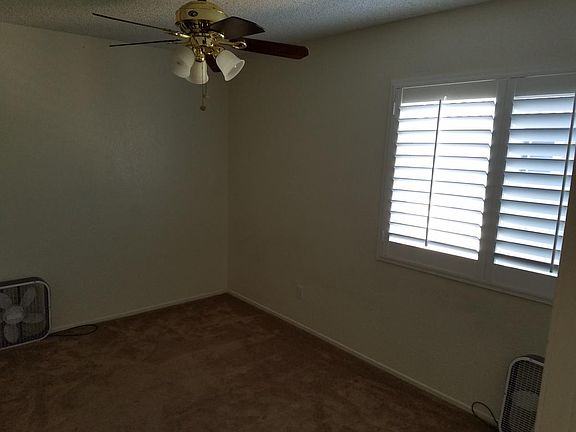 2 Bedrooms have very nice wood shutters to keep out light +