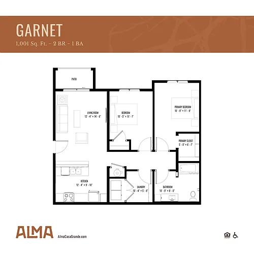 Floor plan Garnet