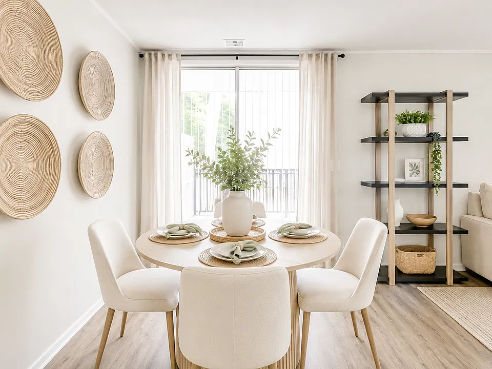 Inviting dining space perfect for enjoying meals and making memories.