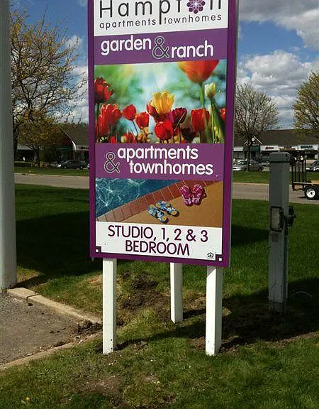 Look for our sign on Telegraph in front of Holiday Plaza