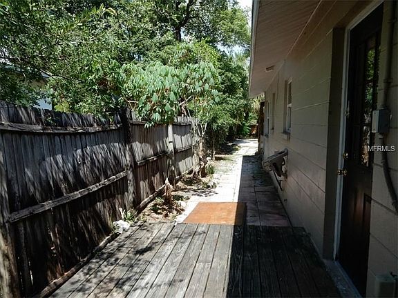 NORTH SIDE OF HOUSE FRONT DOOR