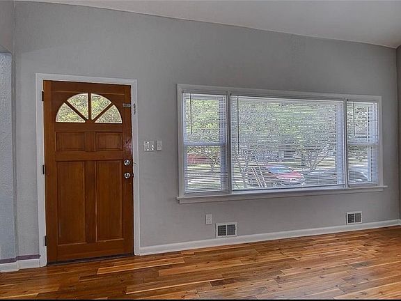 Front door & front window