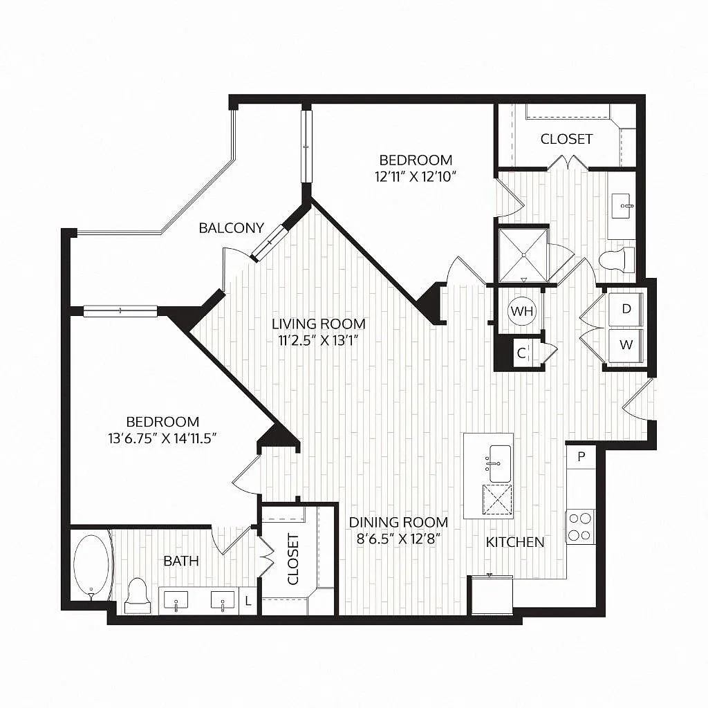 Floor plan B70