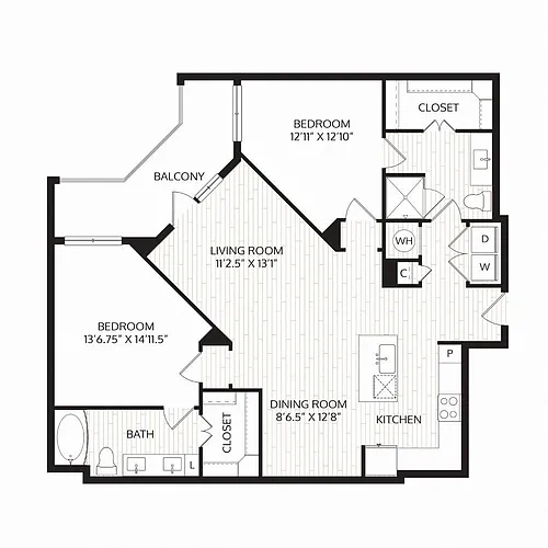 Floor plan B70