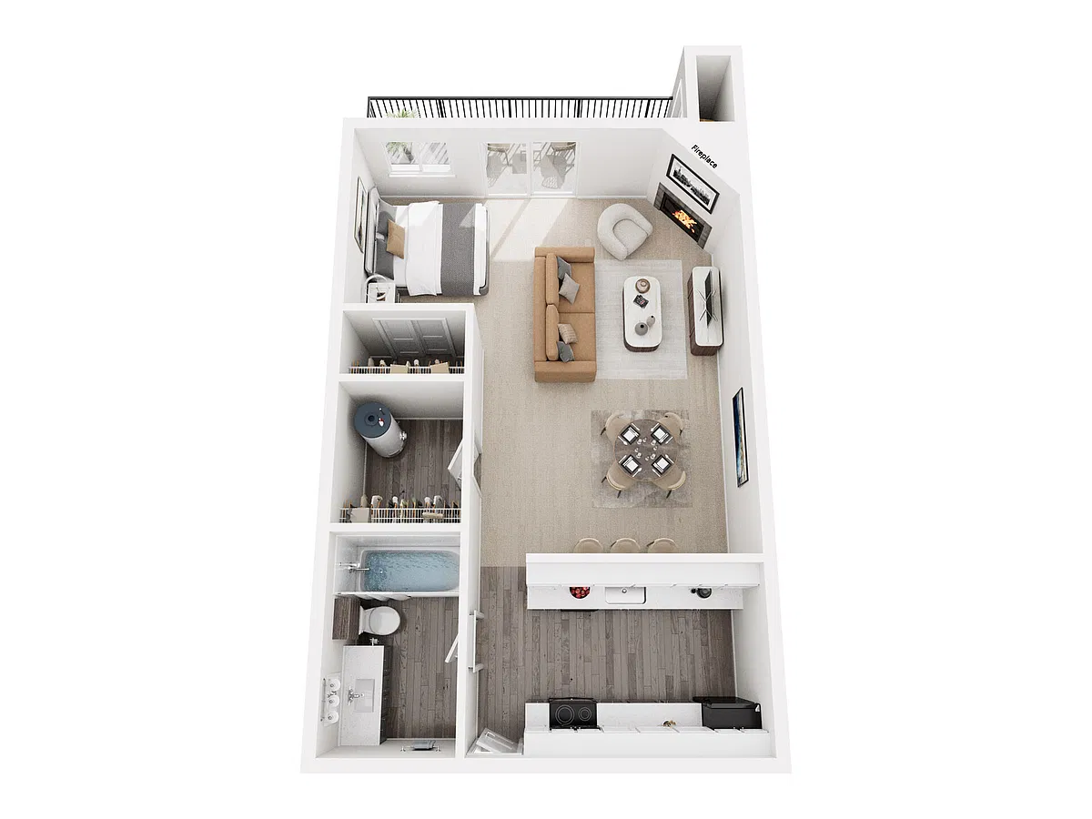 Floor plan Studio