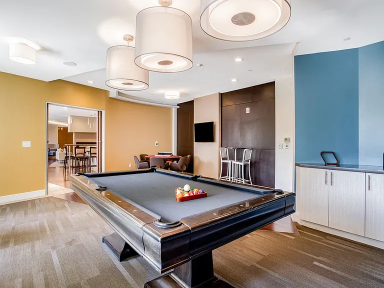 Our game room is great for entertaining guests.