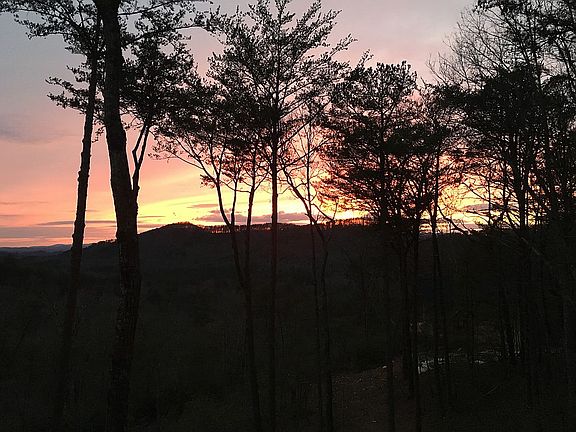 Amazing sunset from the deck