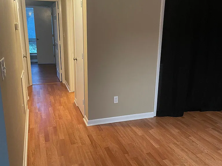 Dining area and hallway to bedrooms