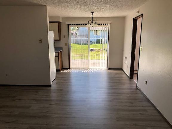 living room and dining area
