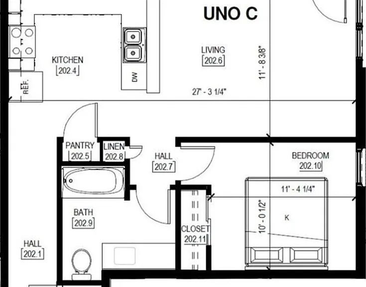 Depot 1 Bedroom Uno C Depot 1 Bedroom Uno C