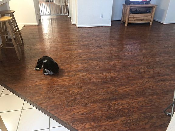 New floors installed