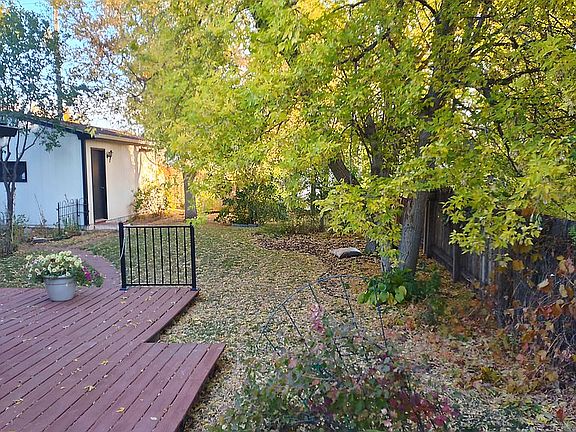 Backyard and Detached Garage