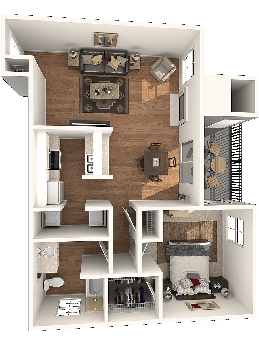 Floor plan Bluebonnet