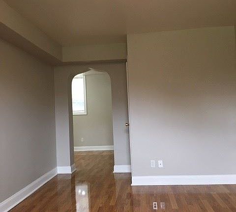 Living room into dining room