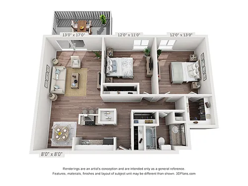 Floor plan 2X1