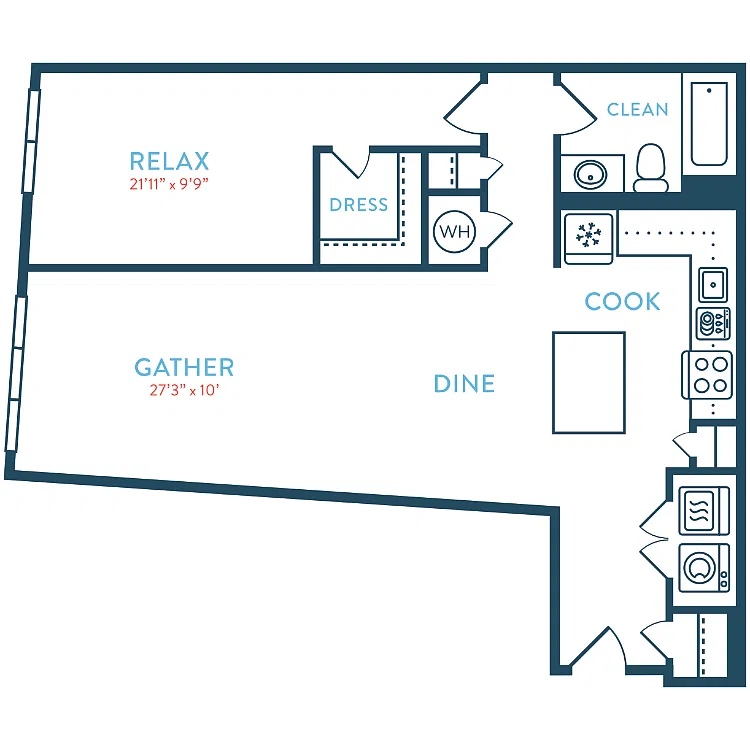Floor plan 873 Waypointe A5