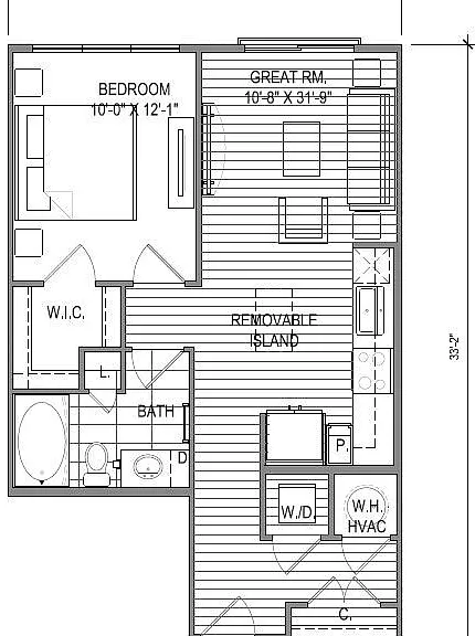 The Sawyer Providence Farm - A1 - 1 Beds - 1 Baths - 630 Sq. ft.