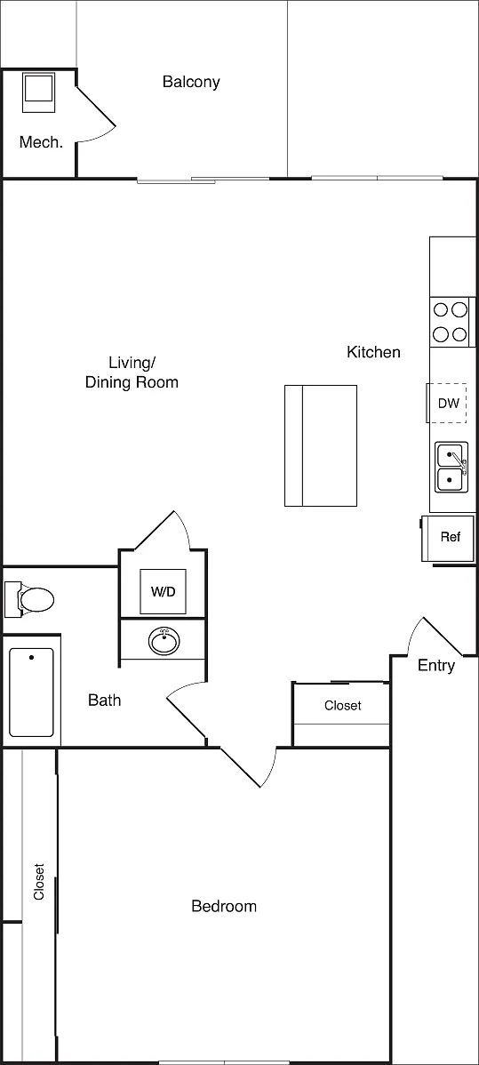 Floor plan 1L Renovated
