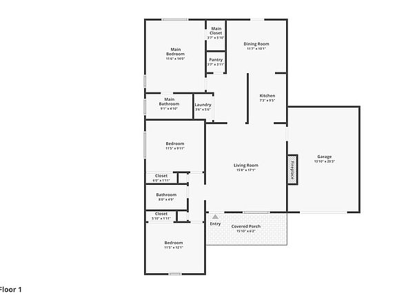 2nd image of 1299 N Hampton Dr