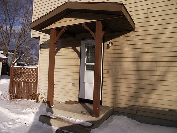 covered porch for side door too!