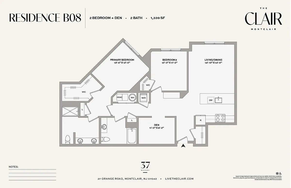 Floor plan B8