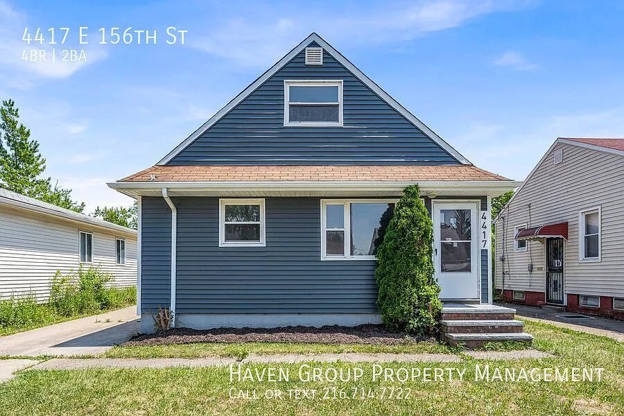 4417 E 156th St, Cleveland, OH 44128 - Spacious 4-bed 1.5-bath single-family home! — Photo 1