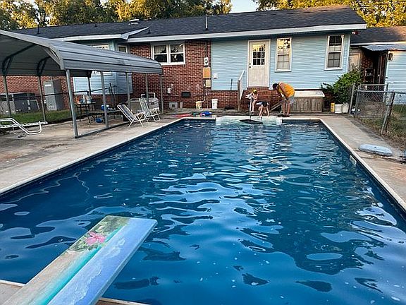 Refreshing pool for hot days