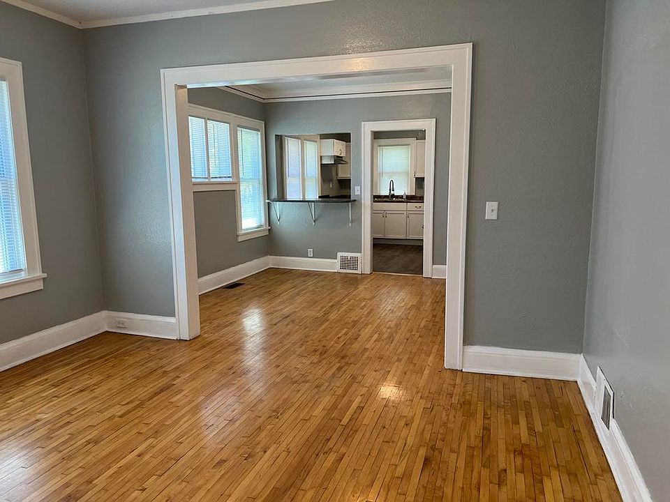 Living room, dining room, kitchen from Front Door