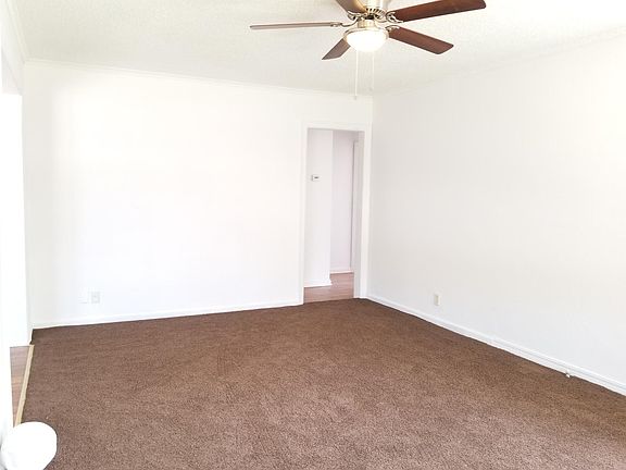 Living room with new carpet