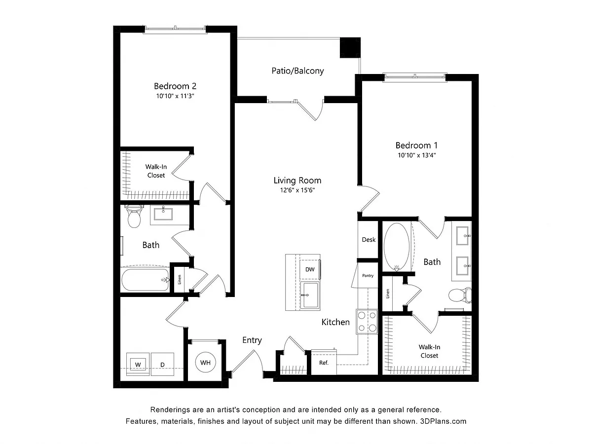 Floor plan B8