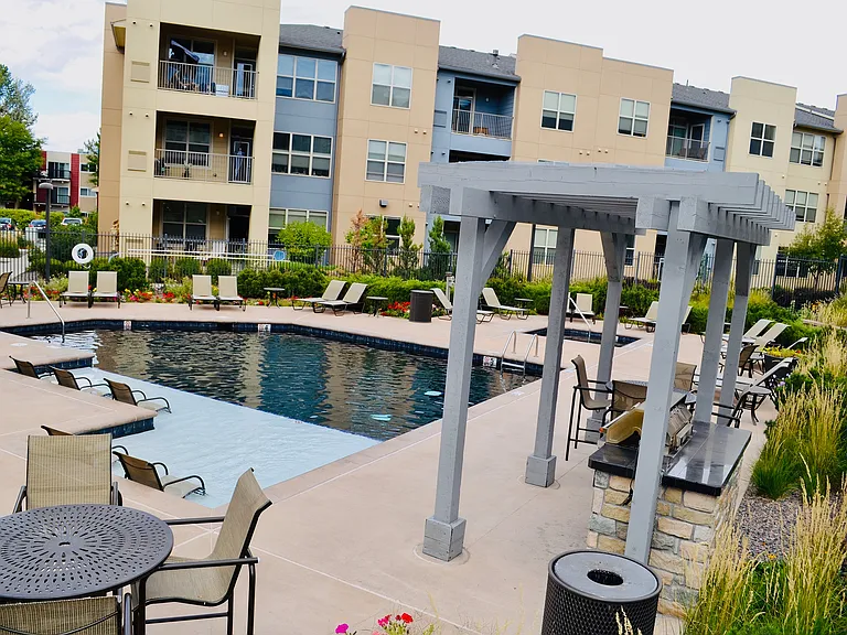 Pool Deck and Lounge Area